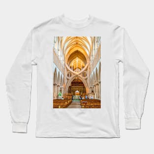 The Oh So Graceful Arch, Wells Cathdral Long Sleeve T-Shirt